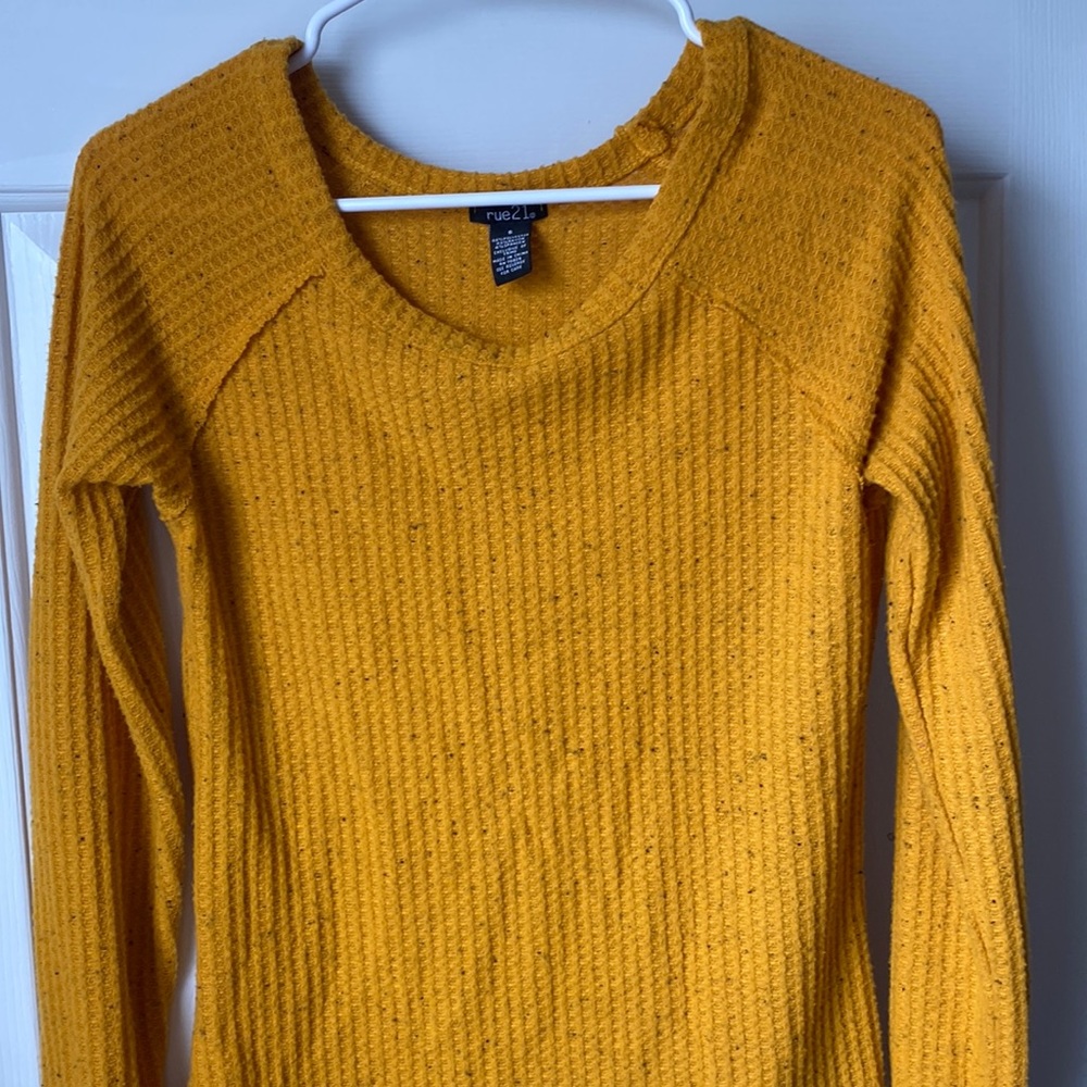 Yellow sweater
